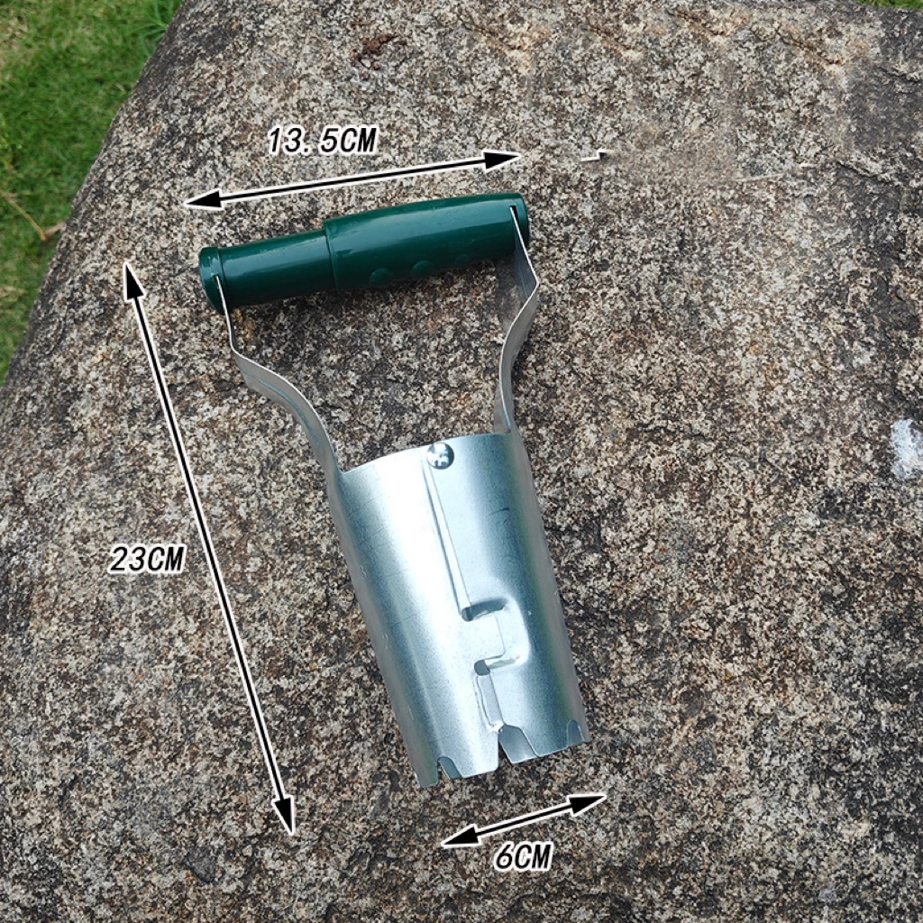 1 szt. Sadzarka Maszyna do przesadzania Do użytku domowego Rolnicza Cylindryczna Sadzarka do dziur na sadzonki Magiczne urządzenie