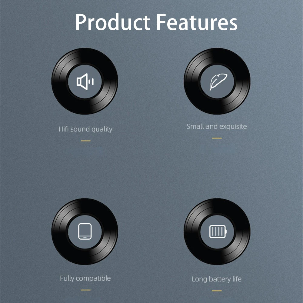 Auriculares compatibles sin retraso, cómodos de usar, equipos deportivos, auriculares con cancelación de ruido, miniauriculares intrauditivos