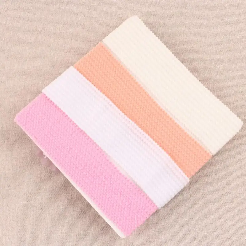 W3JF 4PCS 다채로운 직물 꽃 머리 장식 어린이를위한 부드럽고 편안한 아기 헤드웨어 여자 헤드 밴드