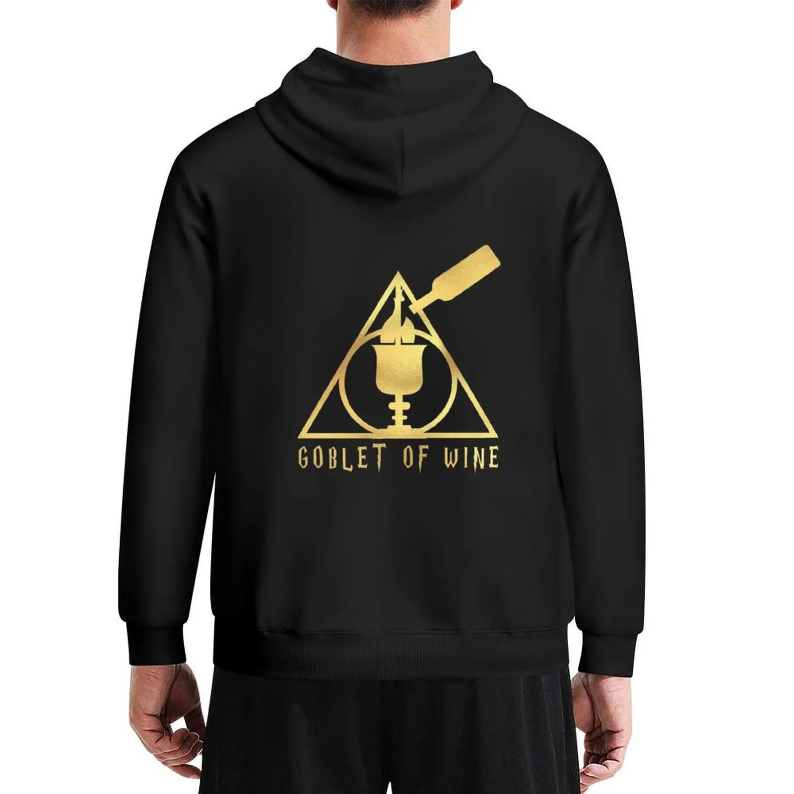 

Goblet of Wine Hoodie autumn new products hooded shirt men's sweat-shirt set autumn jacket men hoodie streetwear