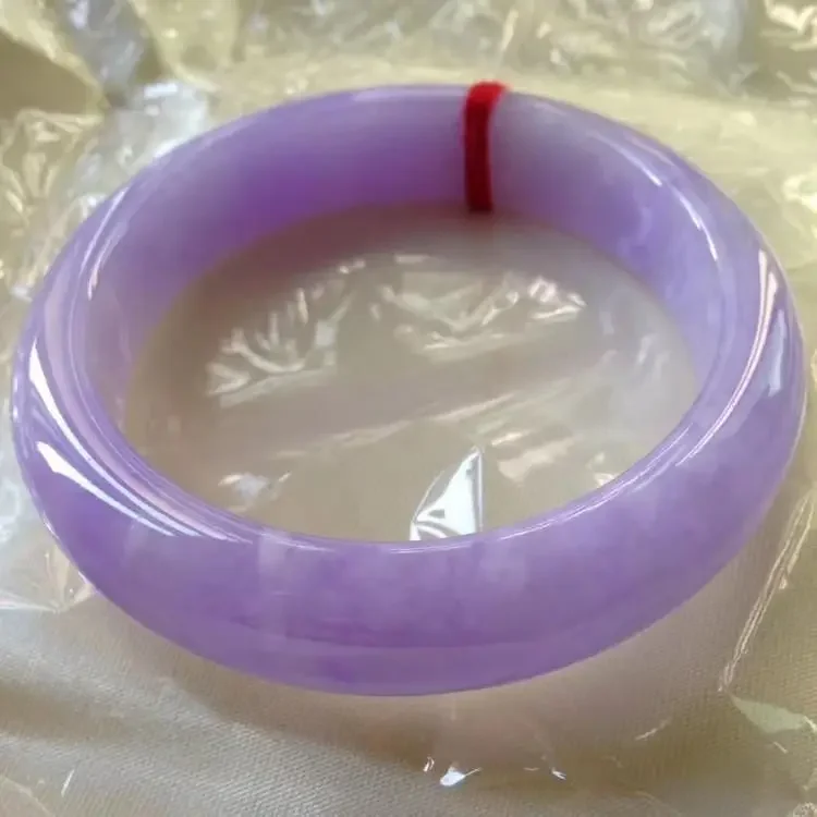 Full Purple Ice Seed Violet Ice Glutinous Seed Girl Glass Bracelet Full Purple Jade Bracelet Jade Bracelet Genuine Girl