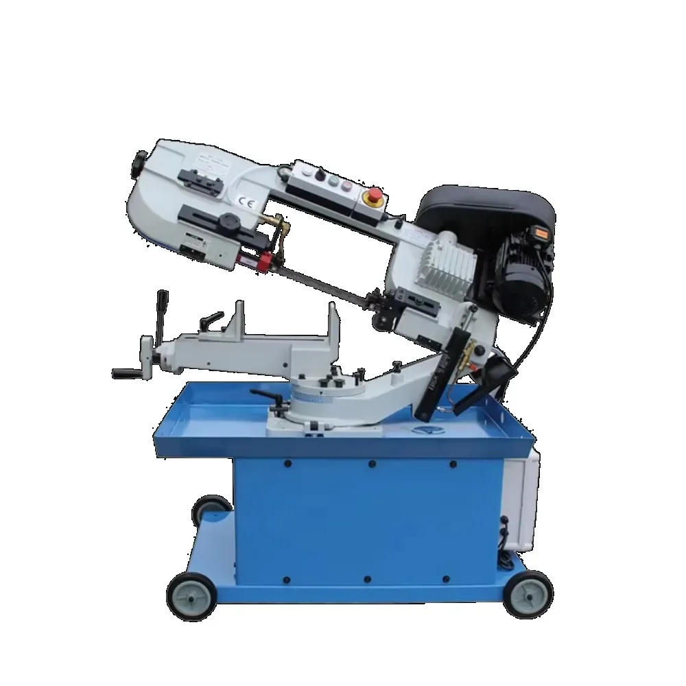 Rotating band saw machine for metal cutting