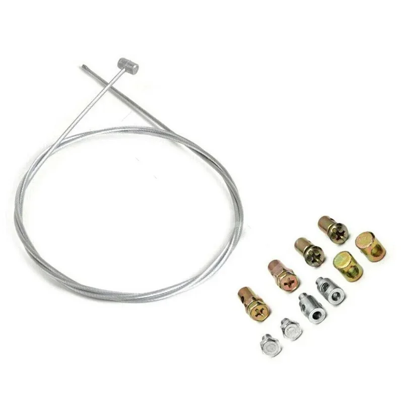 Universal Motorcycle Emergency Cable Repair Kit Solderless Nipple with Sleeve and Nut Set Fit for Motorcycle Moped ATV