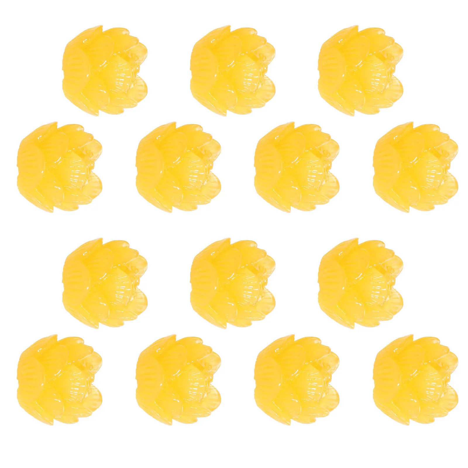 

36Pcs Door Curtain Bead Decor Resin Lotus Shape Beads for Bedroom Balcony Porch Privacy Screen Decorative Hanging Accessories