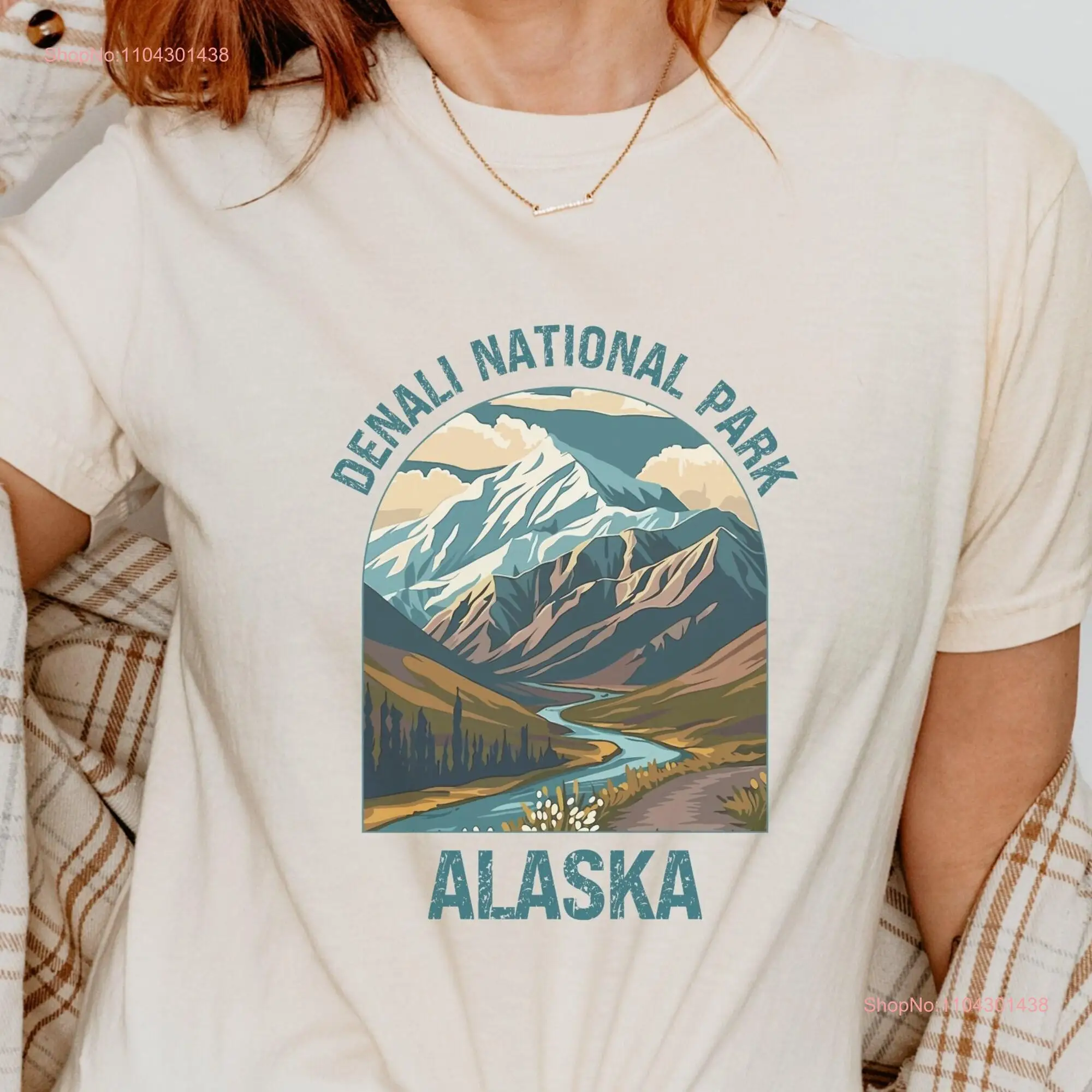 Denali National Park shirt T Parks Alaska vacation travel gift hiking Camping gifts adventure long or short sleeves