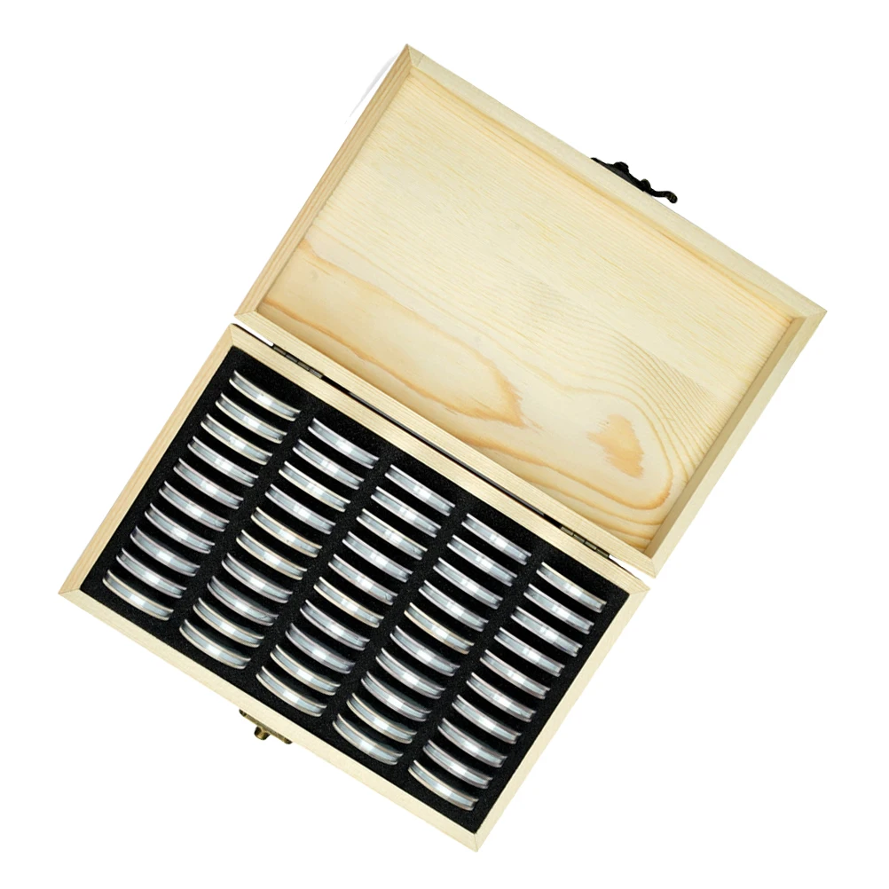 Gedenkmünze Schutzbox Vitrine Zartes chinesisches Sternzeichen Kit Bambus