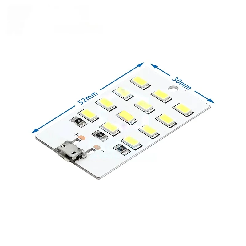 8/12/16/20 Lamp bead LED light board module Floor stall light Emergency light night light USB mobile light Port TYPE-C