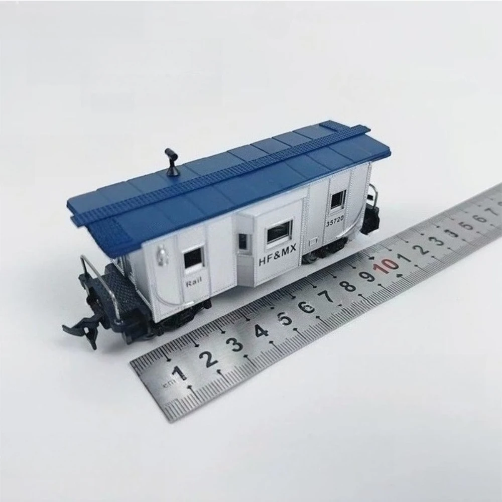 รถไฟของเล่น HO Type 1:87 แบบรถหัวลาก ตัวถังโลหะ ล้อโลหะ พร้อมหัวเกี่ยวแบบยุโรป ของเล่นรถไฟจำลอง ตกแต่งโต๊ะทำงาน ของเล่นเด็กผู้ชาย ของขวัญ