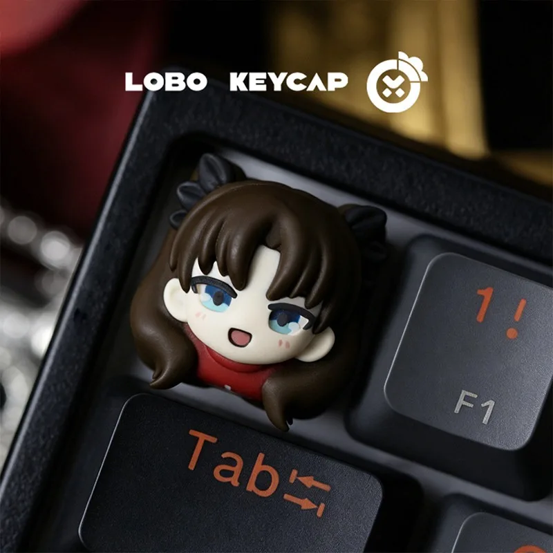 Anime Keycap Fate Series Personalized Mechanical Keyboard Point Keycap 3D Printing Resin Custom Artisan Keycap Cute Cartoon Gift