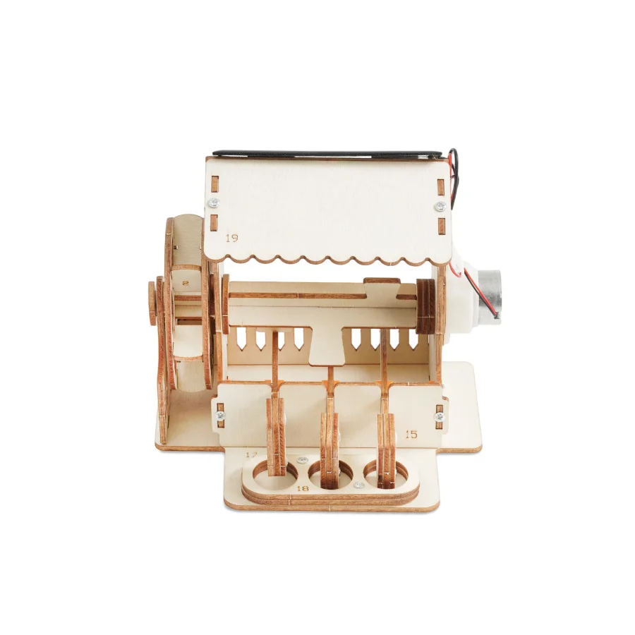 DIY Solar Chongmi Waterrad Model STEM Kits Technologie Wetenschap Experimentele Tool Kit Leren Educatieve Houten Puzzelspellen