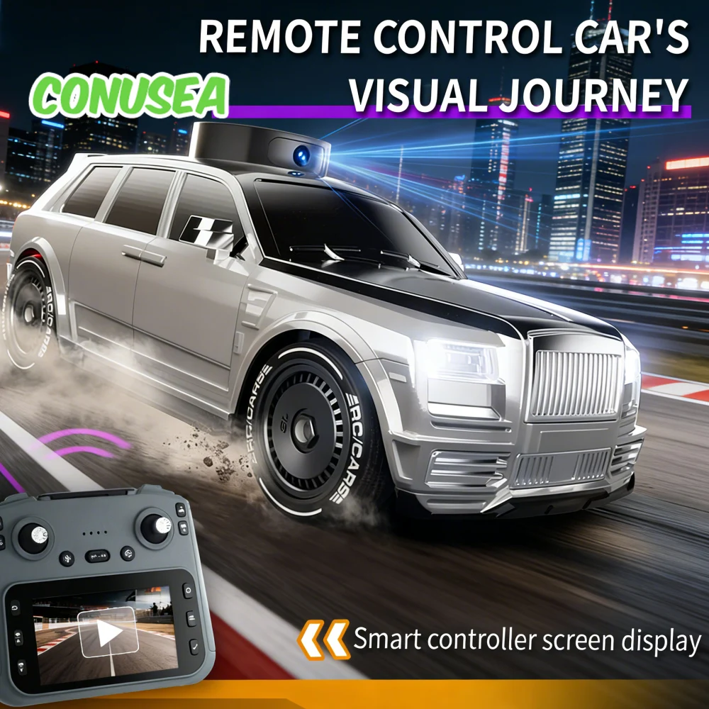 

Rc Cars with Camera 2.4G Remote Control Car Toy Drift Racing Radio Control Vehicle Model for Children Boys Adults Birthday Gifts