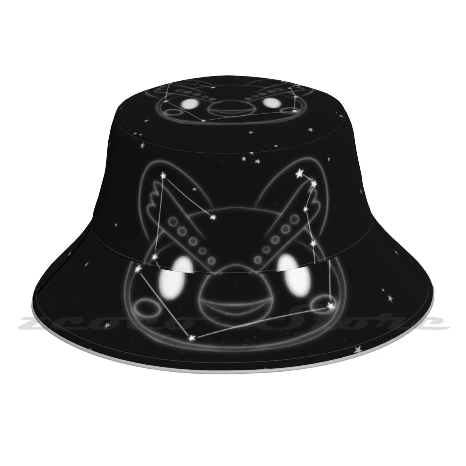 Celeste Bucket Hat Fashion Soft Personalized Pattern Gift Cap Animal Celeste Blathers Stars Space Museum Galaxy Sky