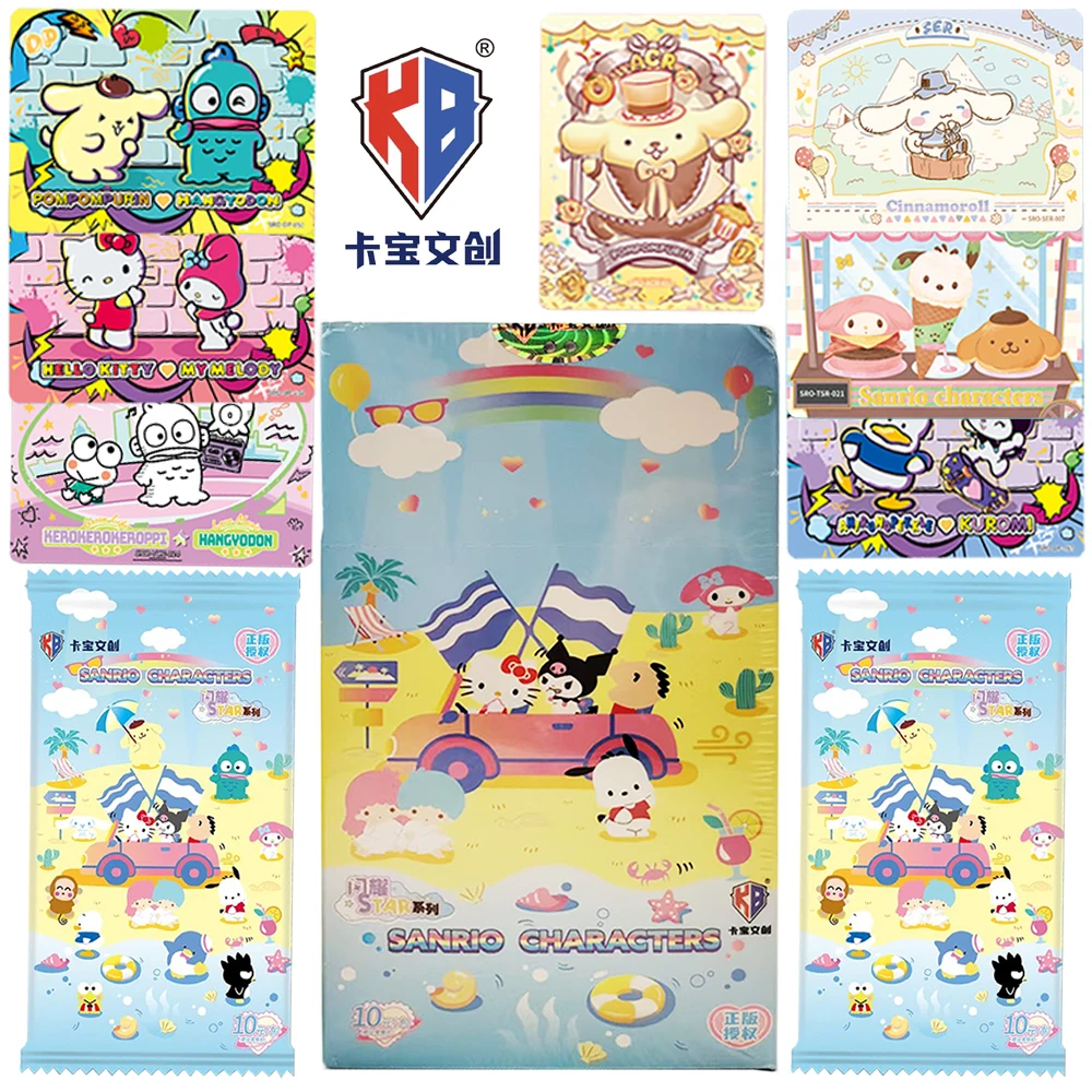 

New Original Kabao Sanrio Collection Card Exquisite Secret Garden Theme Grating Card Encouraging Child's Holiday Surprise Gift