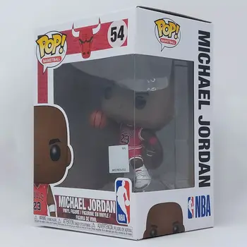 傳奇球星麥可喬丹模型玩具 Funko Pop NBA 喬丹可動人偶卡通 Q 版人偶收藏紀念品 10 最佳銷售 NBA人物 - №10