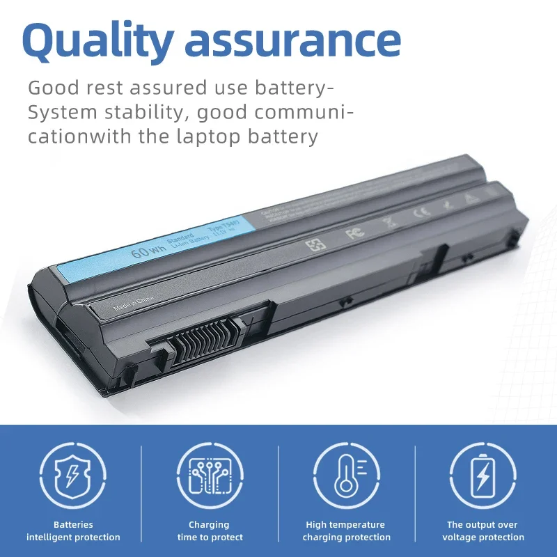 60WH T54FJ M5Y0X 8858X E6420 E5420 بطارية الكمبيوتر المحمول لديل خط العرض E5530 E6520 E6530 انسبايرون 4420 5425 7520 M421R N472 #2