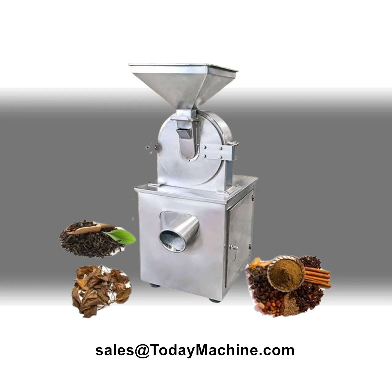 Automatic Salt Food Chili Pepper Grinding Machine Hammer Milling Pulverizer