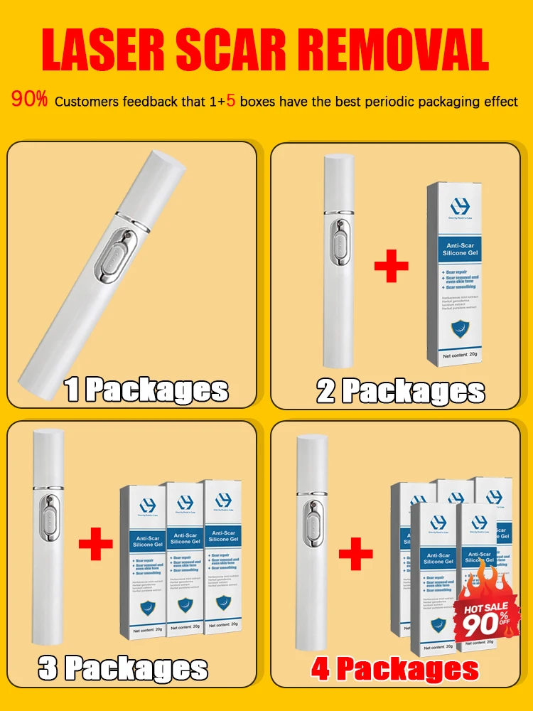 Laser scar repair for all kinds of scars Burn scratchSurgical Hypertrophic scar acne scarring