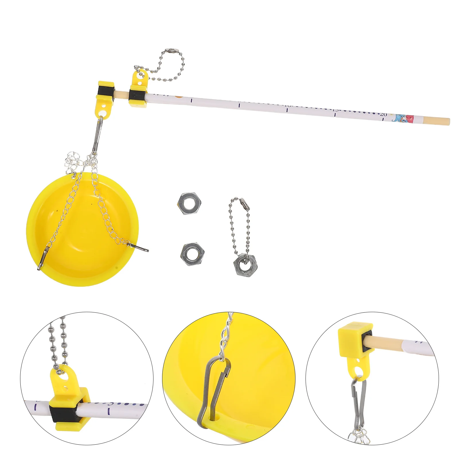 

1Set DIY Steelyard Science Experiment Educational Stem Kit Assembling Preschool Learning Hands-on Classroom Home