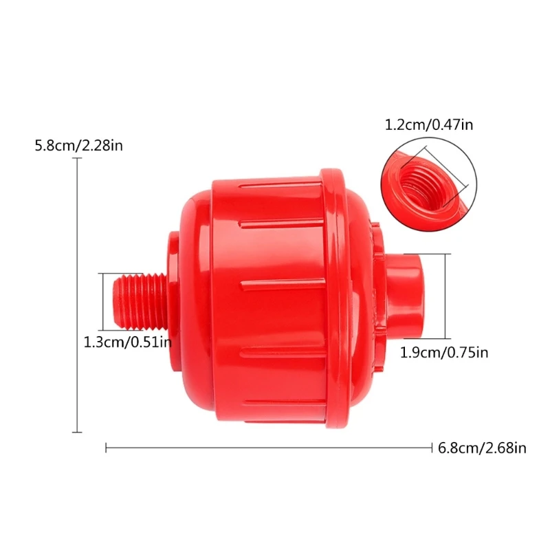 Disposables Air WaterTrap Filters, 1/4" Thread Fit Guns Air Tool