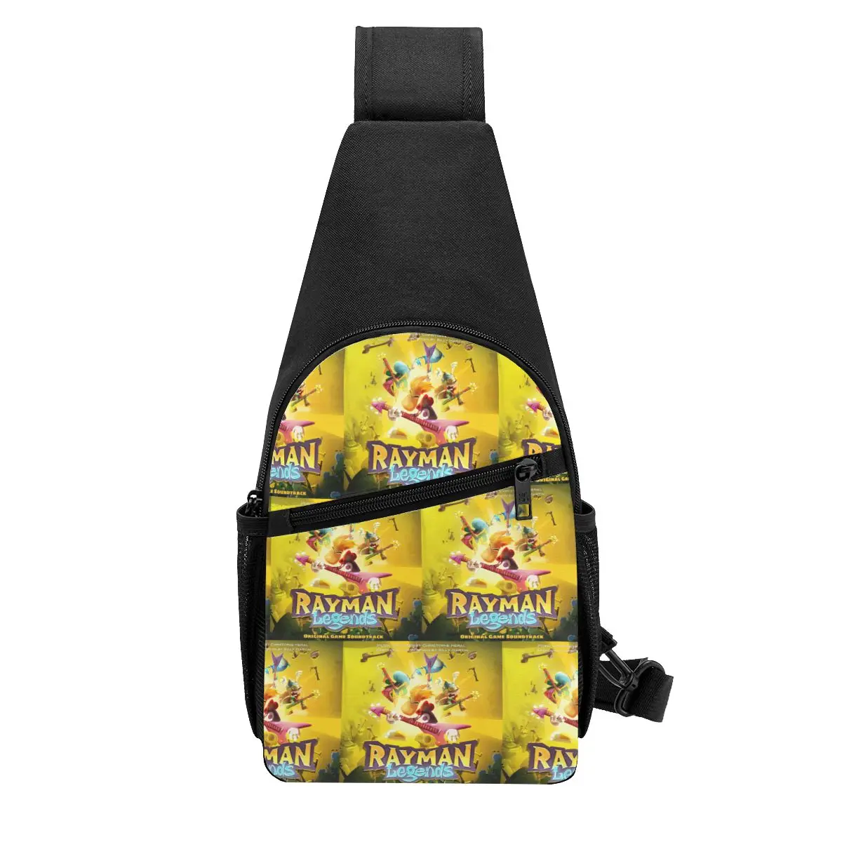 

Cartoon Games Rayman Legends Chest Bag Men Sling Crossbody Backpack Chest Bag Travel Hiking Daypack Shoulder Bag