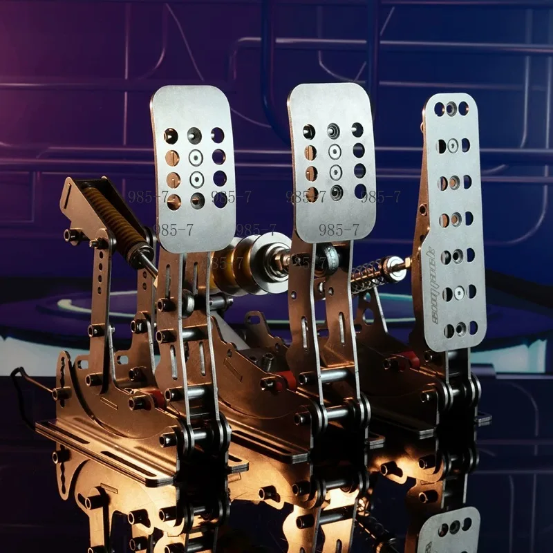 Hydraulic Brake Clutch Pedal 200KG Suitable for Racing Pedal Emulator Pressure Sensor Game HE