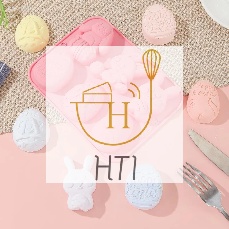 Easter Bunny Egg Shaped Silicone Mold DIY Cake Cookies Mold Chocolate Candy Baking Tool For Easter Birthday Party Decoration