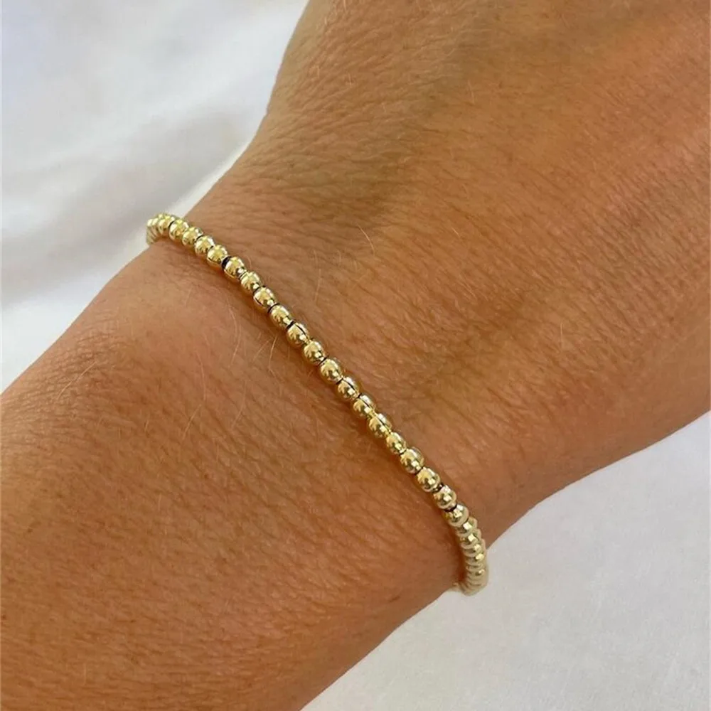 Vintage Boho Handmade Multilevel Gold Color Geometric Twists Snake Chain Bracelet For Women Fashion Female Punk Jewelry Gift