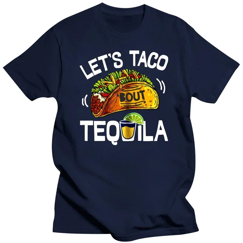 Funny Tacos And Tequila Shirt Mexican Sombrero Gift T-Shirt Black-Navy Men Fitness Tee mens designer clothes new in tops & tees