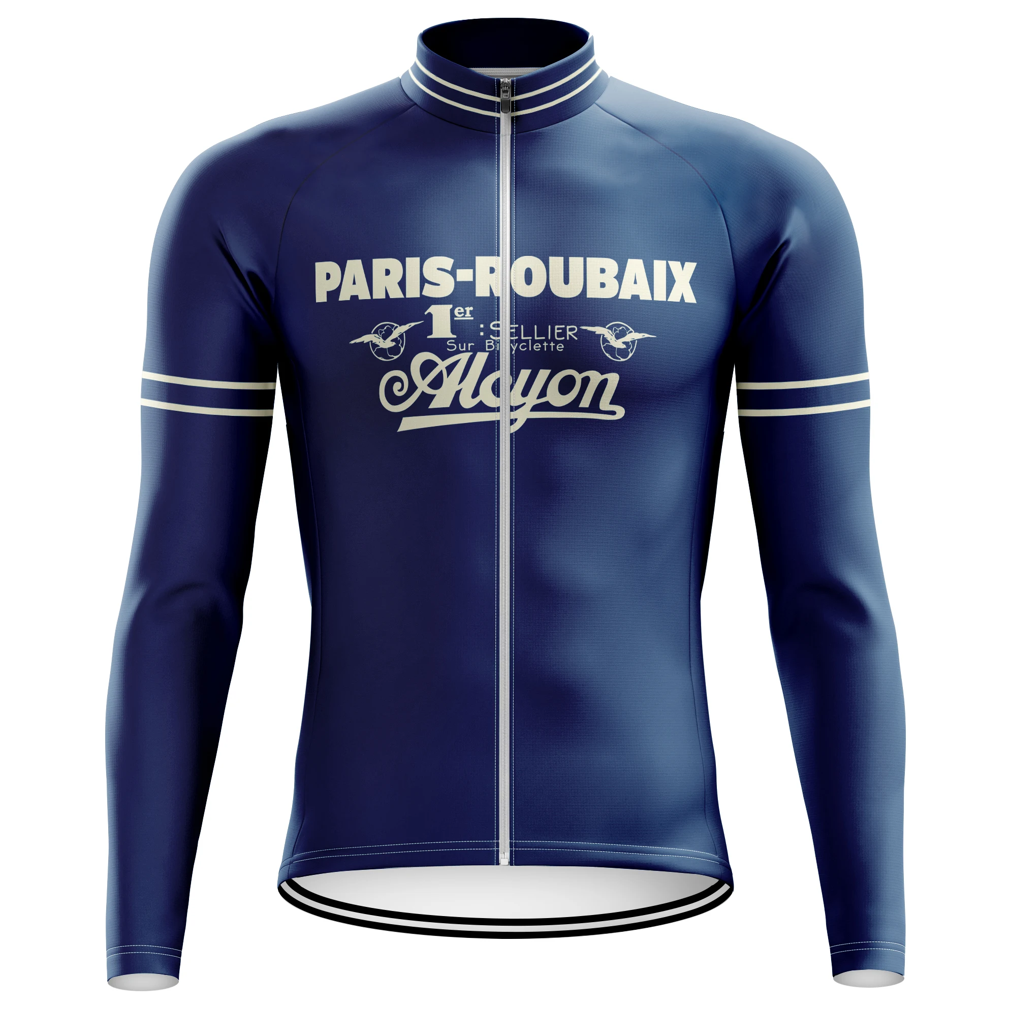 Winter Fleece Multi Styles Men Retro Cycling Jersey Long Sleeves Riding Bike Top Paris Roubaix Brooklyn Ford Faema Molteni