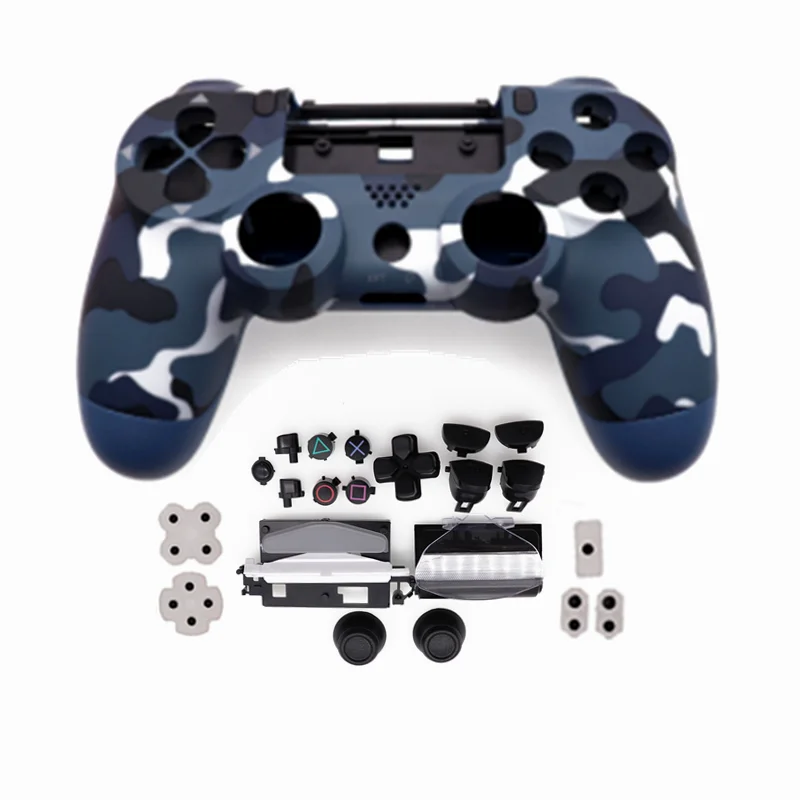 DIY Full Set Housing Shell Case Cover For PS4 5.0 Model Controller Playstation 4 JDS 055 JDS 050 JDM-050 JDM-055 Buttons Mod Kit