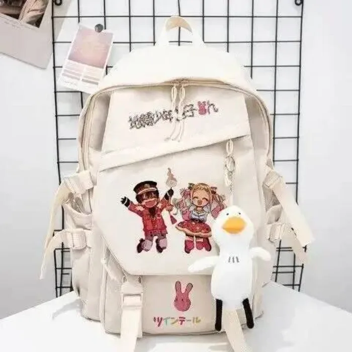 

Jibaku Shounen Toilet-Bound Hanako-Kun Student Teens School Bags Large Capacity Backpacks Anime Game