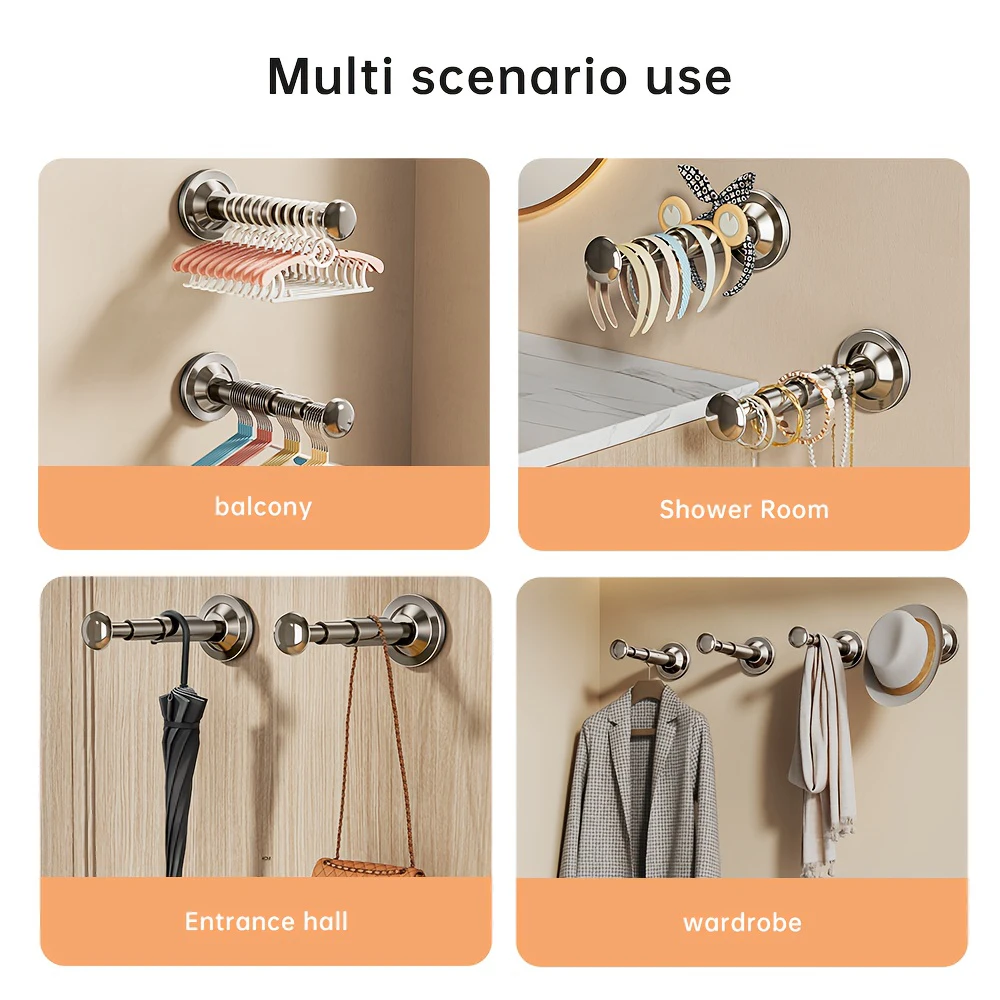 شفط كأس شماعات شماعات ملابس تخزين الرف شماعات منزلية متعددة الوظائف تخزين قطعة أثرية شرفات منزلية معلقة على الحائط