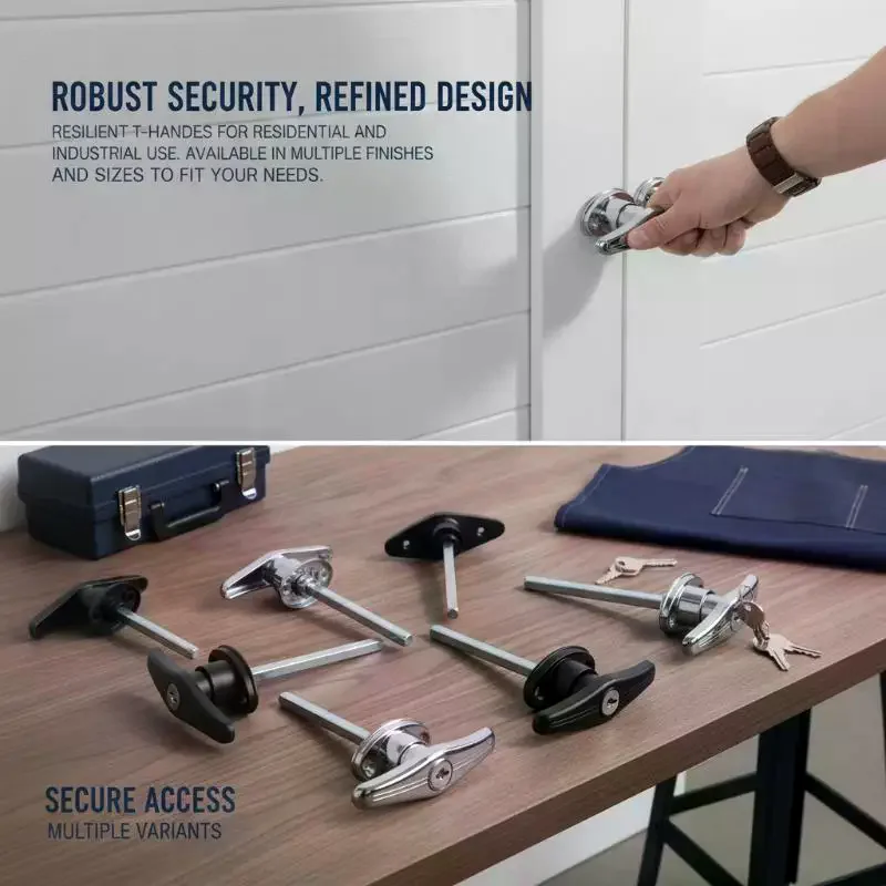 1Set Handle Lock Replacement, Shed Door  Latch, Durable Metal, Easy Installation, Ideal for Outdoor Structures, Secure