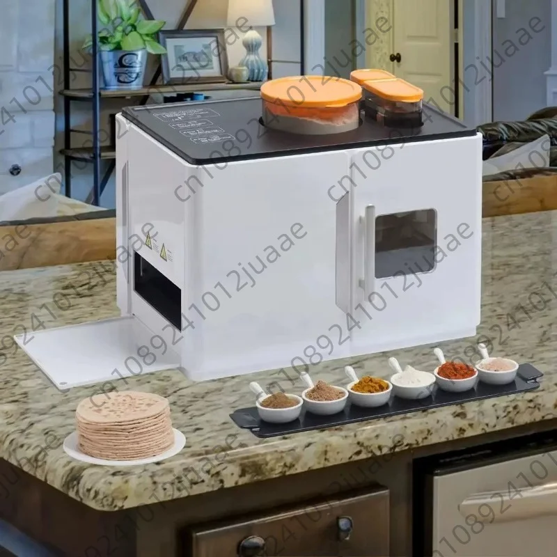 Electric Roti Robot Rotti Ata Chapati Flatbread Tortilla Magic Fully Making Machine Roti Maker Automatic Chapati Maker Roti