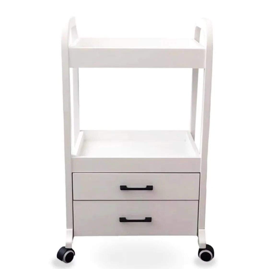 Best Selling Beauty Salon Trolley Floor Two-layer Mobile Trolley Beauty Studio Cart Salon Trolley