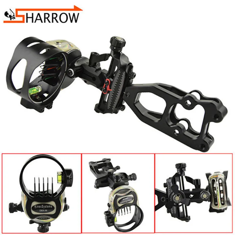 1pc Compound Bow Shooting 5-pins Sight 0.019