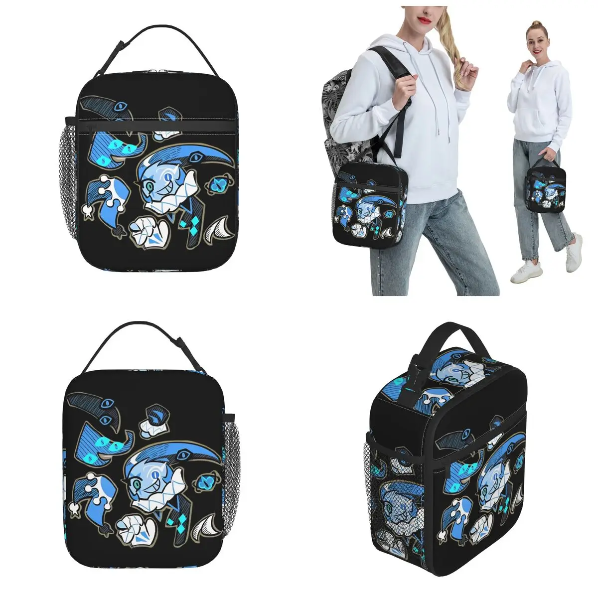 Shadow Milk Cookie Merch Insulated Lunch Bags For Work Cookies Run Kingdoms Food Box Leakproof Cooler Thermal Bento Box