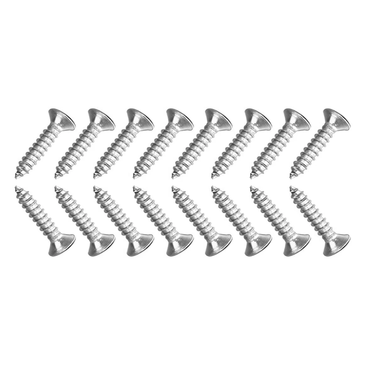 40 Pcs Self Tapping Screws Stainless Steel M4 Screws Phillips Pan Head Screws for Hinge Multi-Purpose DIY Decorative