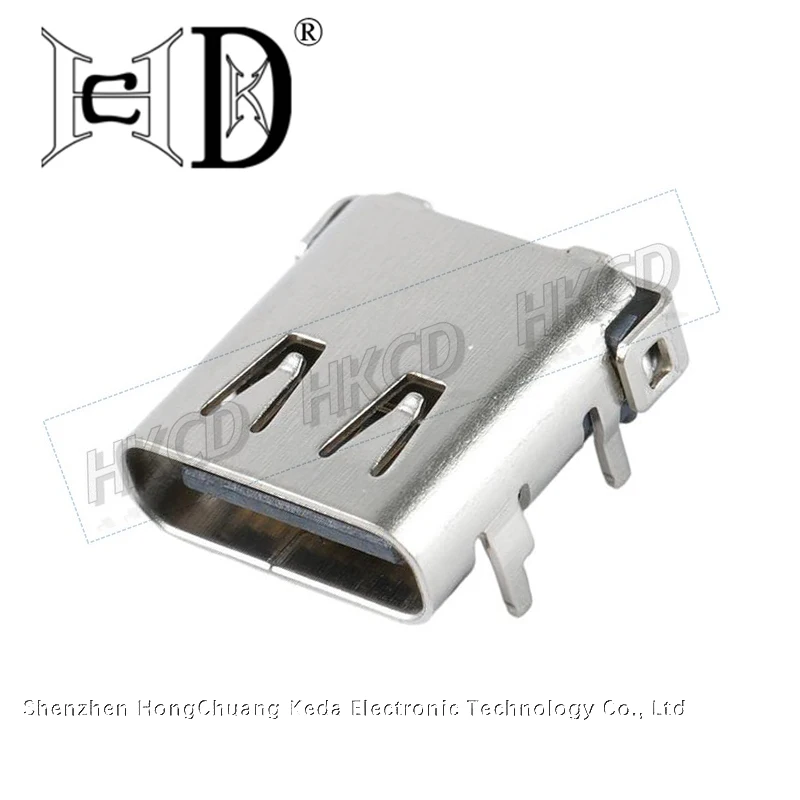 5Pcs USB 3.1 Type C 24Pin SMT Female Connector Receptacle for Phone Charging Port Repair Replacement