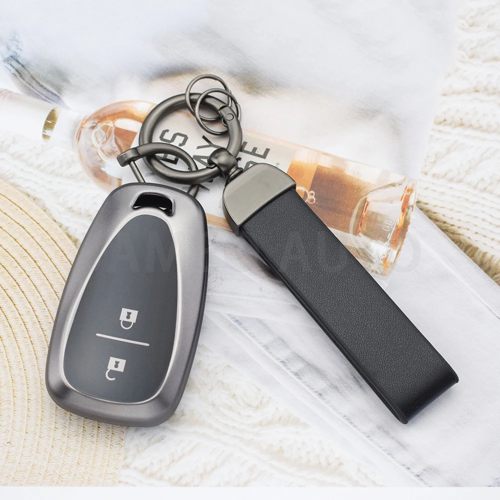 For Chevrolet Malibu Blazer Traverse Cruze Spark Sonic Camaro Volt Bolt Trax Seeker Onix Equino Orlando 2 3 Button Car Key Cover