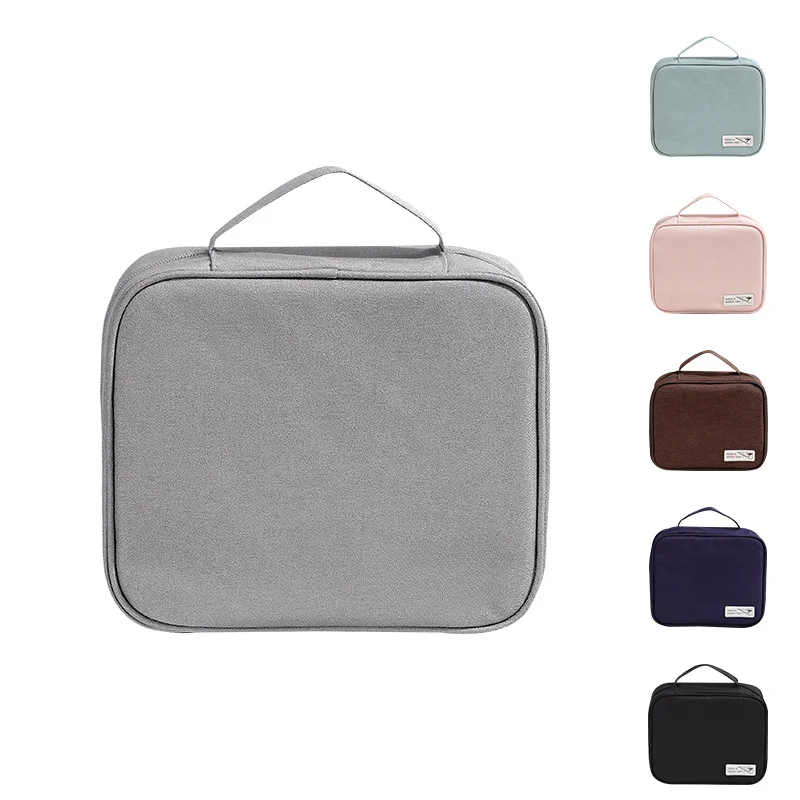 Square makeup bag Carry large capacity travel toiletries storage bag Portable travel toiletries bag