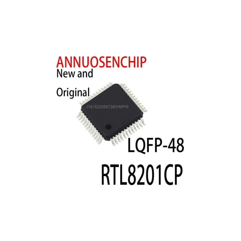 5PCS New and Original  LQFP48_7X7X05P  RTL8201 RTL8201CP