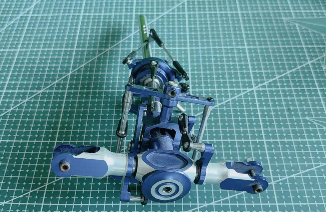 Metal Main Rotor Head Assembly with 8mm main shaft,SWASHPLATE for Align Trex 500 500E ESP flybar system Helicopter RC heli