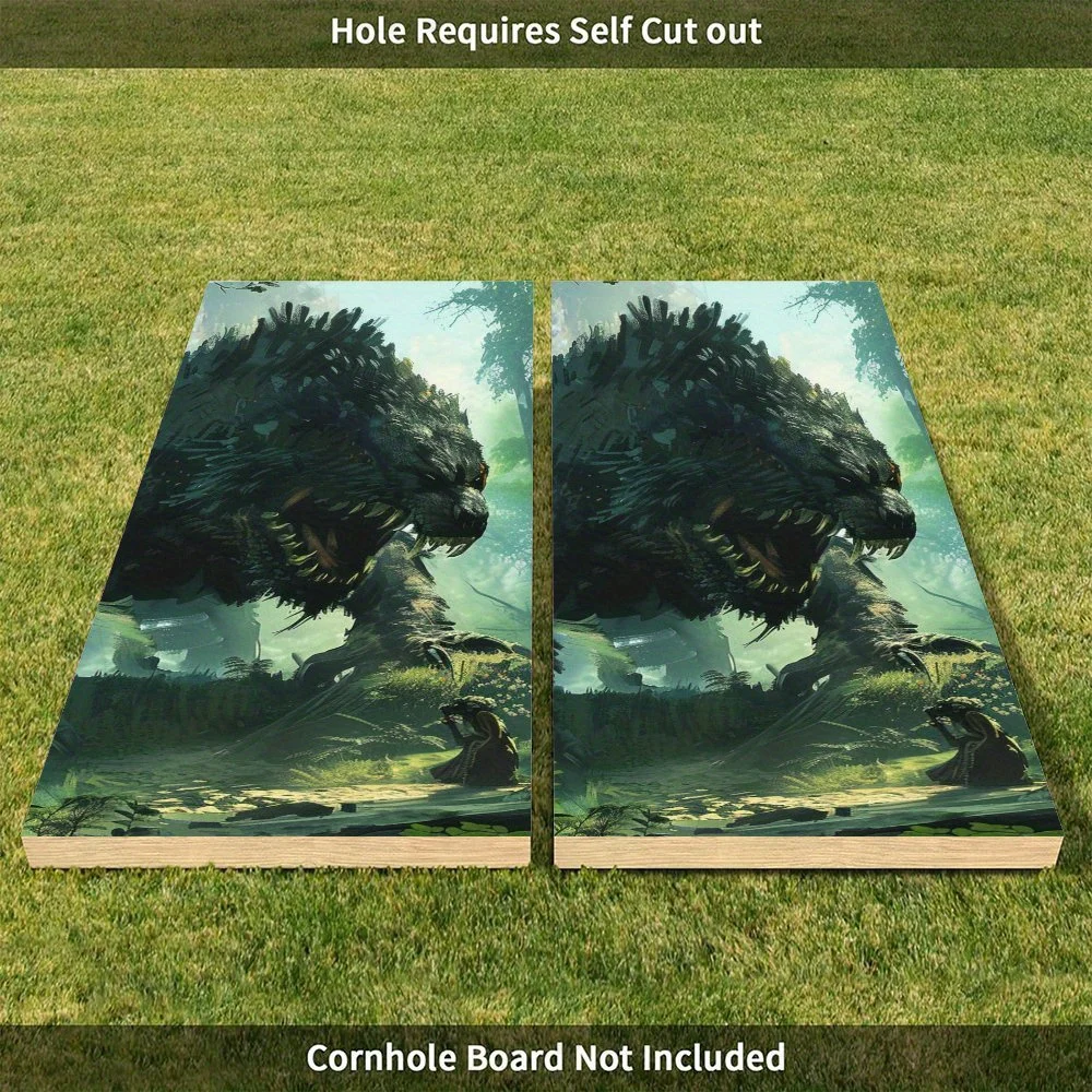 ملصق Lost in The Forest، شارات رمل من الفينيل المسطح ثنائية الأبعاد - صديقة للميزانية وقيمة عالية، خالية من الفقاعات وسهلة اللصق #5