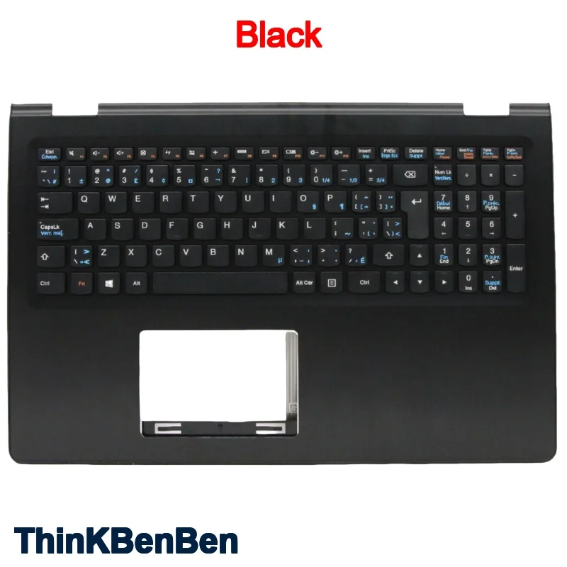 

Black Upper Case Palmrest Shell Cover Keyboard For Lenovo Ideapad Flex3 15 70 80 Yoga 500 15IBD 15ISK 15IHW 5CB0J34092