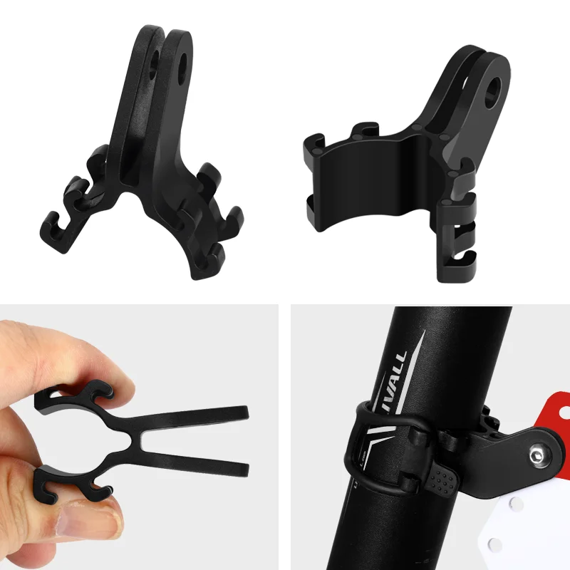 Bike Triathlon Racing Number Plate Mount Holder Bicycle Plate Clamp Card Bracket Aero Seatpost Rear License Rack MTB Accessories