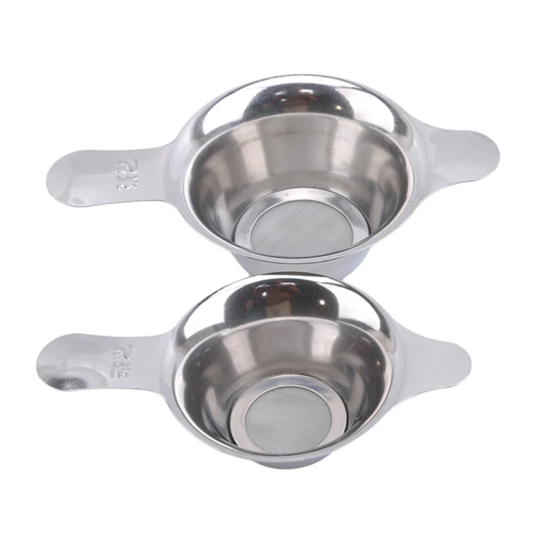Fine Stainless Steel Mesh Tea Infuser Strainer Loose Leaf Spice Filter Household Kitchen Drinkware Accessory