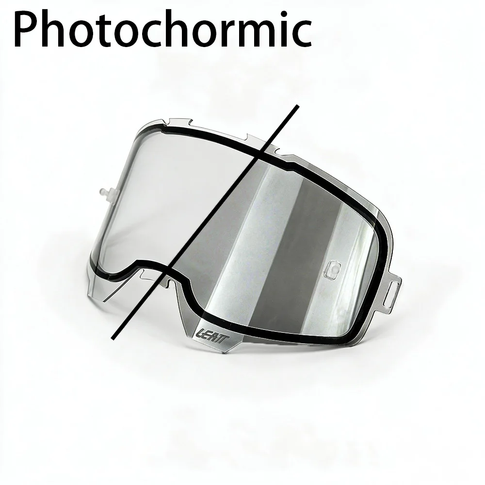 Photochromic Lens Velocity 6.5 MX Motocross Goggles Lens Anti-Fog Double Layers Motorcycle Glasses Replace Lens Accessories
