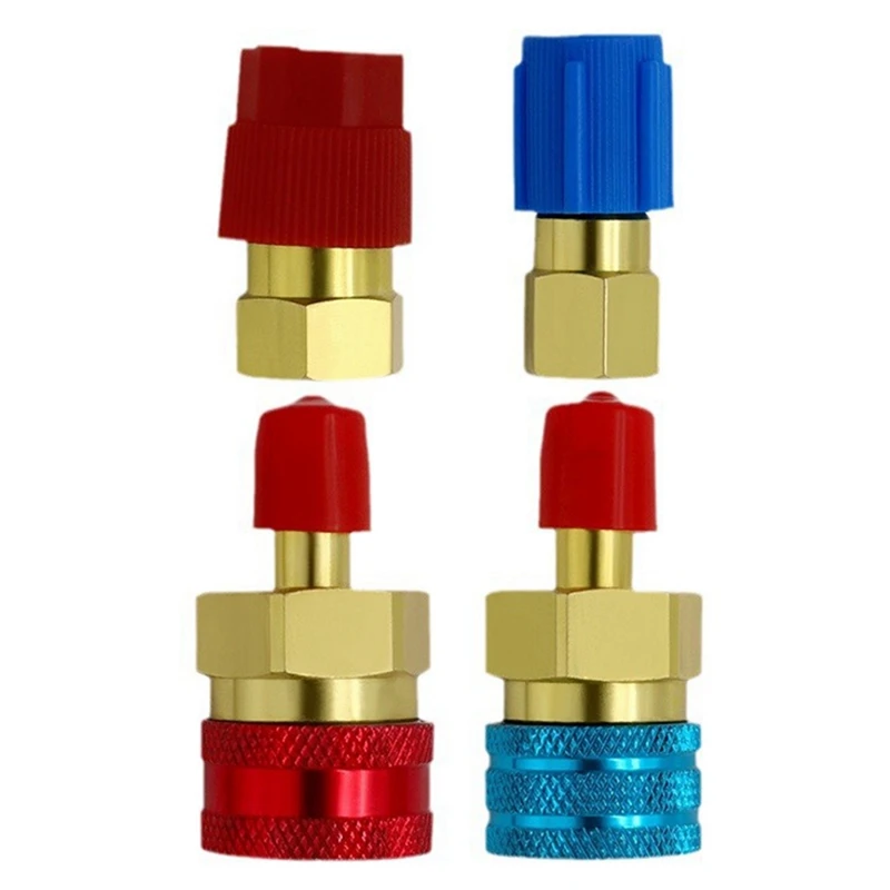 Adaptateur AB15-R1234YF, R134a à R1234yf Couremplaçant rapide, R1234YF Couremplaçant rapide, Kit de conversion côté haut et bas, R1234yf Couremplaçant rapide