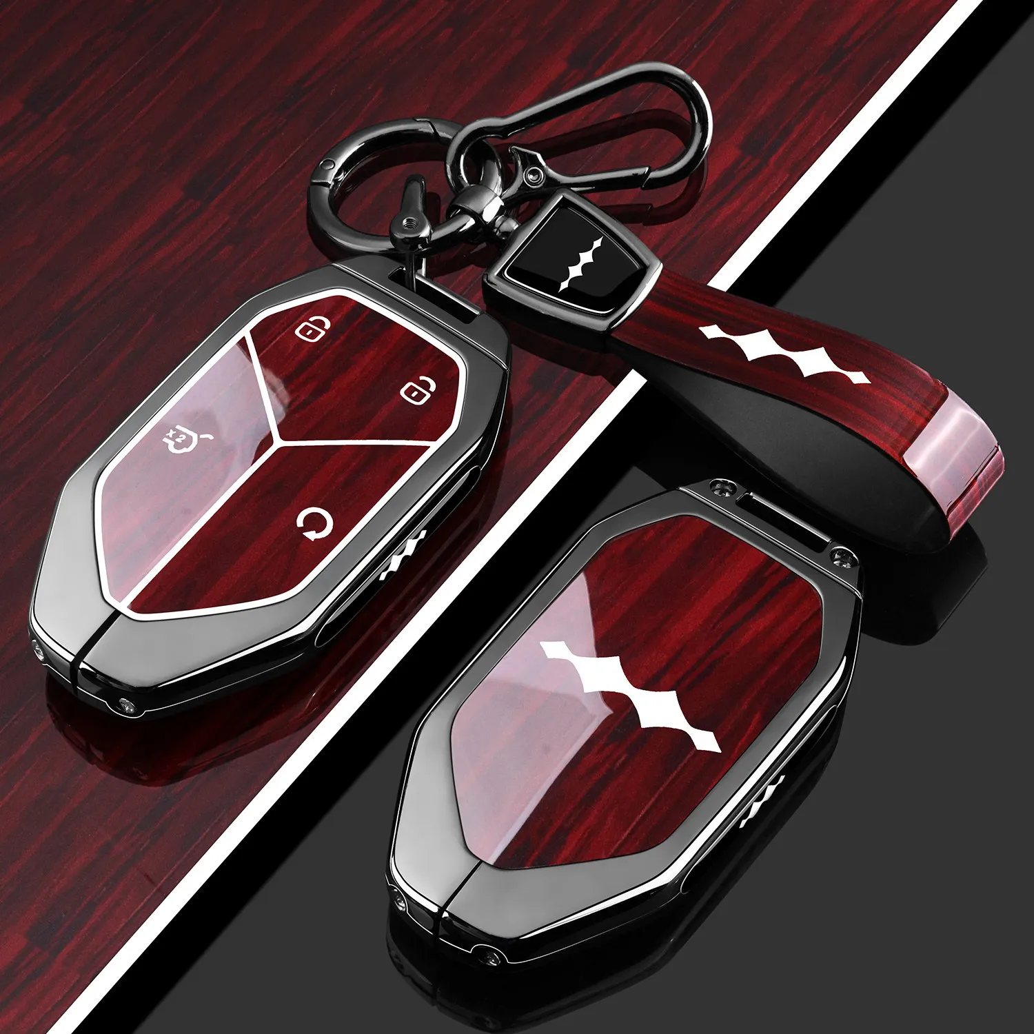 BYD Formula Titanium 7-Key Set - Premium Full Metal Shell Buckle for Men Special Leopard5 Leopard Five Leopard8 Leopard3 Titaniu